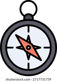 Brújula Nuevo diseño creativo del icono del Vector
