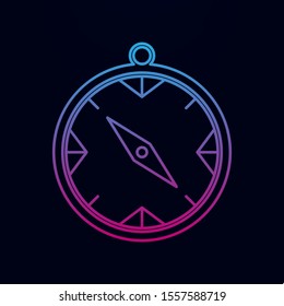 Compass nolan icon. Simple thin line, outline vector of camping icons for ui and ux, website or mobile application