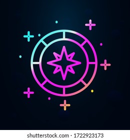 Compass nolan icon. Simple thin line, outline vector of geography icons for ui and ux, website or mobile application