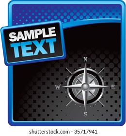 compass on classy modern style grunge template