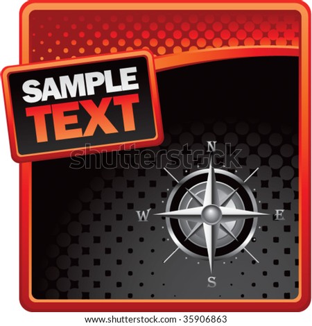 compass on classy modern style grunge template