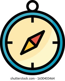 Compass, orientation, cardinal points, location, direction icon. High quality filled outline icon for website and mobile apps. Vector illustration on a white background.