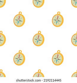 Compass pattern seamless background texture repeat wallpaper geometric vector