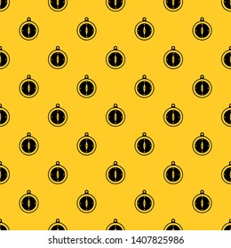 Compass pattern seamless vector repeat geometric yellow for any design