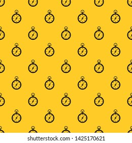 Compass pattern seamless vector repeat geometric yellow for any design