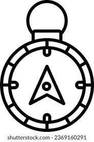 Compass Pixel Perfect Detail Icon