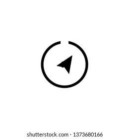 compass  point icon vector