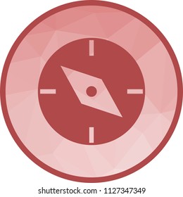 Compass Pointing West