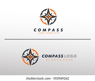 Compass Premium Logo Template. Vector Illustration
