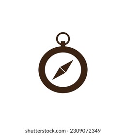 compass related icon isolated on white background