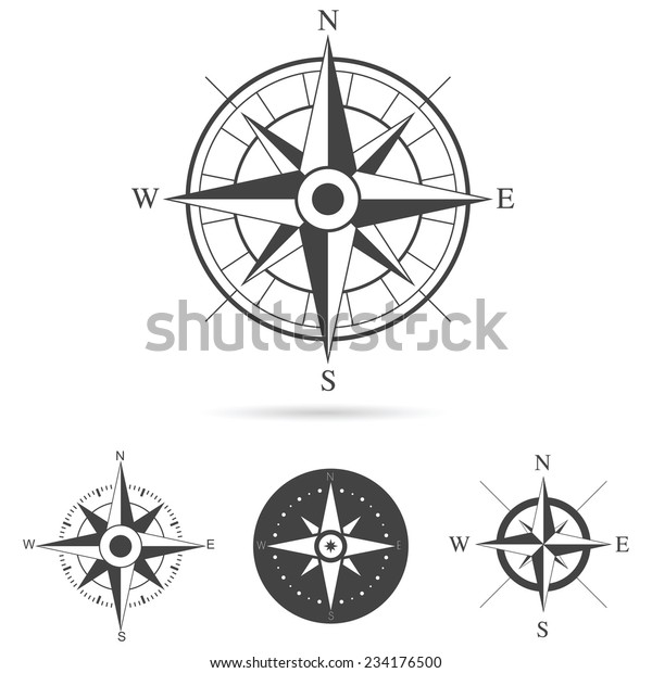 Compass Rose Stock Vector Royalty Free 234176500 1382