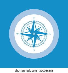 Compass rose icon