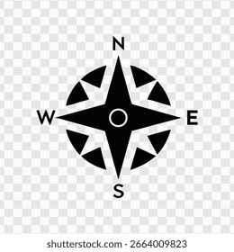 Símbolo de Rosa de Bússola Vetor EPS 10