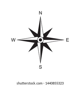 compass rose icon vector illustration