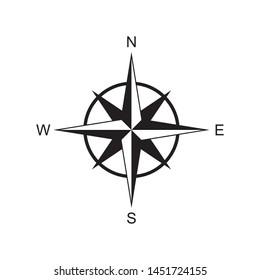 compass rose icon vector illustration