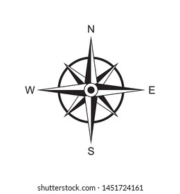 compass rose icon vector illustration