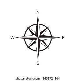 compass rose icon vector illustration