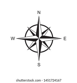 compass rose icon vector illustration