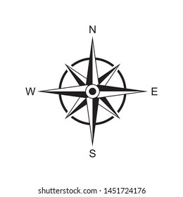 compass rose icon vector illustration