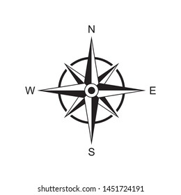 compass rose icon vector illustration