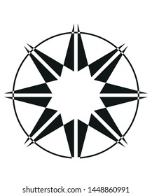 
Compass Rose Icon vector symbol icon