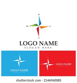 Compass  compass rose  magnetic compass navigation icon