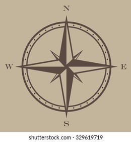 Compass rose symbol