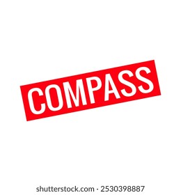 Compass Rubber stamp vector design. Rubber Stamp Illustration - Vector
