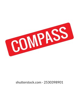 Compass Rubber stamp vector design. Rubber Stamp Illustration - Vector
