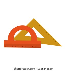 Compass and ruler geometric utensils