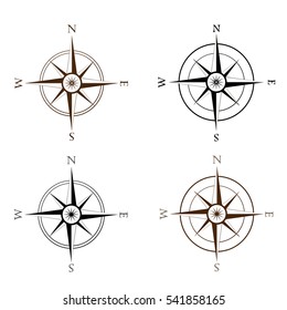Compass sign icon