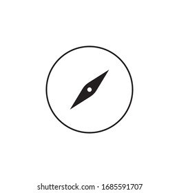 Compass sign icon in trendy flat style isolated on white background, modern symbol vector illustration for web. eps 10