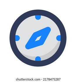 Compass Sign with Shady Icon