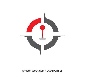 Compass signs and symbols logo

