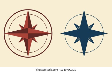 Compass Signs Vector Illustration Stock Vector (Royalty Free) 1149700301