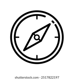 compass -  simple vector icon