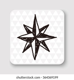 Compass Star Doodle