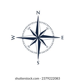 compass star logo icon vector design