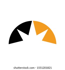Compass Star Vector logo. Illustration.