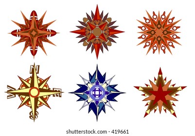 compass and stars