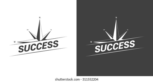 Compass Success Concept
