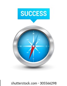 Compass & Success Tag