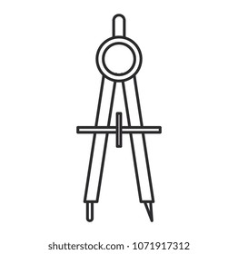 compass supply isolated icon