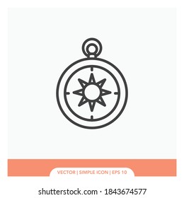 Compass symbol Icon Vector Illustration