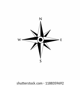 Compass symbols icon vector