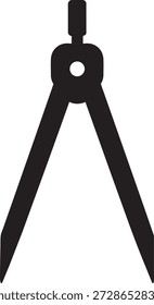 Ícone de ferramenta Bússola para geometria e matemática