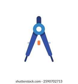Compass Tool Icon for Geometry Education