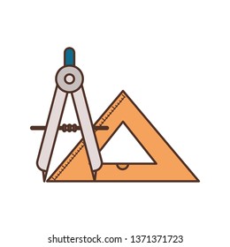 compass tool isolated icon