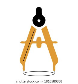 The compass is a tool for making circle images