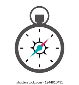 compass tool on white background